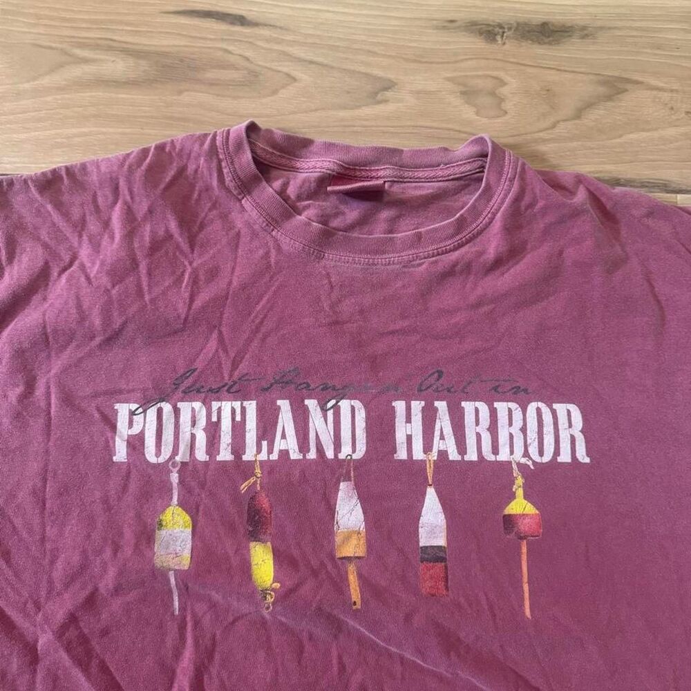 Comfort Colors Portland Harbor Nature Destination tee Size XL
